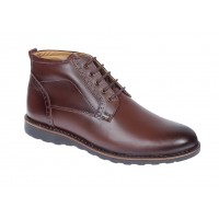 Oferta Marimea 41 Ghete barbati casual din piele naturala (imblanite) Corsa LGKR21XM